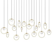 Oblong Portocolom 17 Light LED Pendant